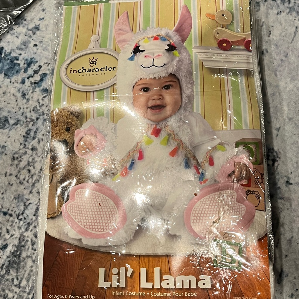 InCharacter Lil' Llama Infant Halloween Costume 12-18 mos